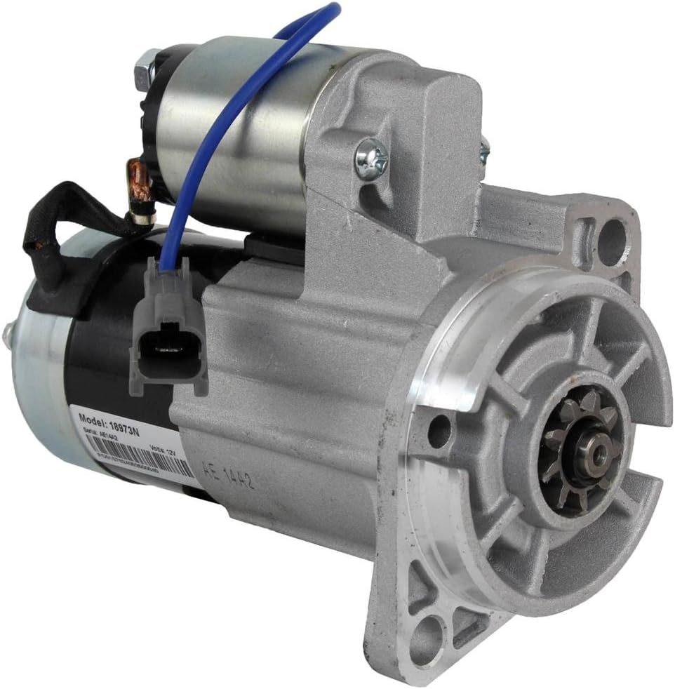 RAREELECTRICAL New Starter Compatible with Mitsubishi Forklift Fgc25nr Fgc28n Fgc30n Fgc33n K21 Engine by Part Numbers 91H2006190