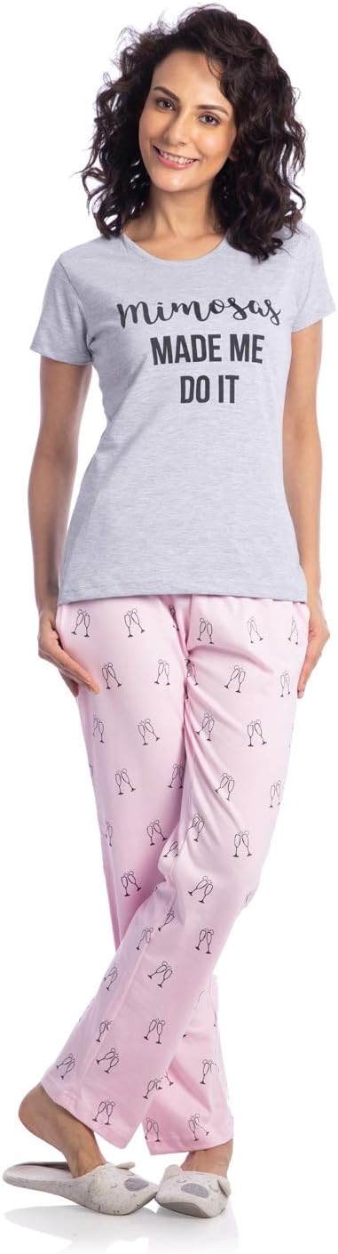 Women's Cotton Nightdress Half Pyjama Set for Sleepwear
