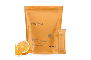 ProMix Nutrition Debloat Prebiotics and Probiotics with Baobab - Rich in Vitamin C, Bloating Relief, Immune Support - Orange - 30 Servings (Pack of 30)