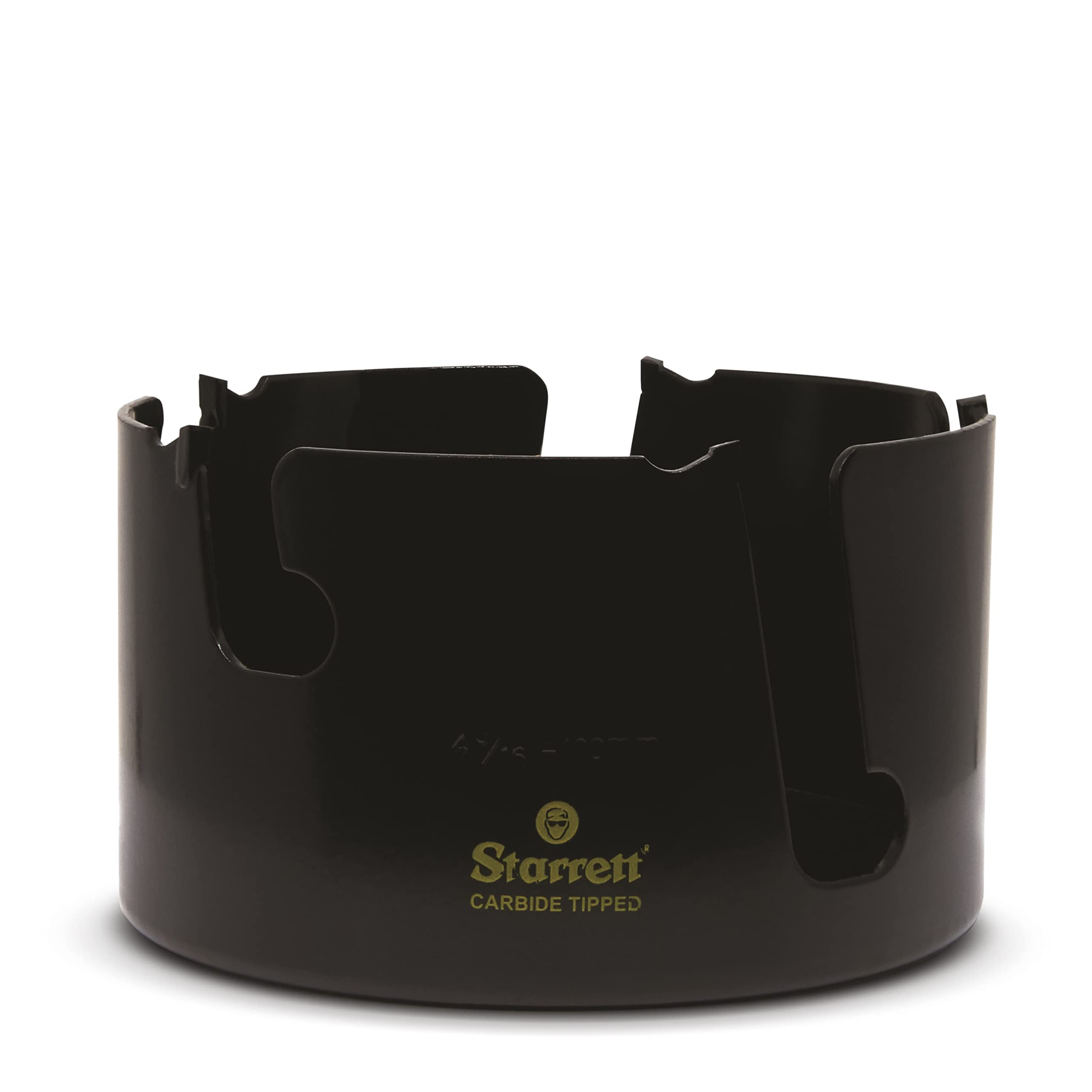 Starrett Tungsten Carbide Tipped Holesaw - MPH0456 Multi Purpose Cut TCT Hole Saw Cutter - For Wood MDF Plastics Ceramic Wall Tiles - 109mm