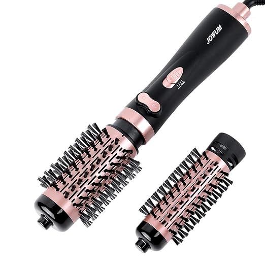 JOYUM 1000W 2in1 Hot Air Spin Brush Dryer for Styling