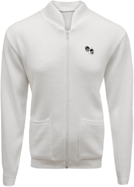 New Unisex/Men's/Woman's/Ladies/Lawn, Bowling, Bowlswear, Bowls, White Bowls, Zip Zipper