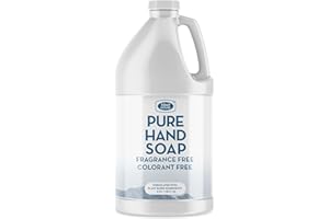 Soap House Natural Hand Soap Refill | Fragrance Free | Colorant Free | Gentle On Hands | Savon Maison Naturel | 1 Gallon (4L)