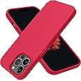 OTOFLY Designed for iPhone 13 Pro Max Case, Silicone Shockproof Slim Thin Phone Case for iPhone 13 Pro Max 6.7 inch (Red)