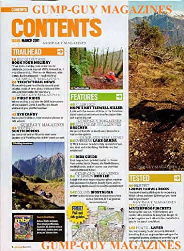 MBR Mountain Bike Rider UK March 2011 Magazine YORKSHIRE TREASURE TRAIL: MADE IN BRITAIN - HOW ONE BRAND BEAT THE RECESSION