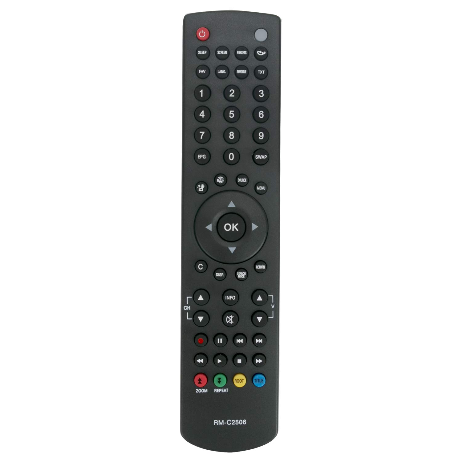RM-C2506 Replace Remote Control -VINABTY RMC2506 Remote Control Replacement For JVC RMC2506 TV LT19DD30J LT-19DD3J LT19DD3J LT22DD3J LT-19DD30J LT-22DD3J Remote Controller