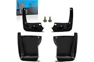 KEYOOG Front & Rear Mud Flaps Splash Guards Fit for 2008-2012 Ho-nda Accord 4-Door Sedan (Not Fits 2-Door Coupe Models), 4-Pc Set Easy to Clean and Install, Mud Guards Splash Guard Black
