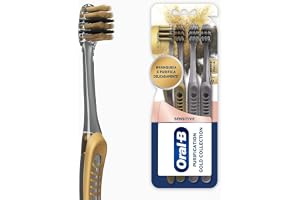 Oral-B Escova de Dente Sensitive Purification Gold Extra Macia 4 Unidades