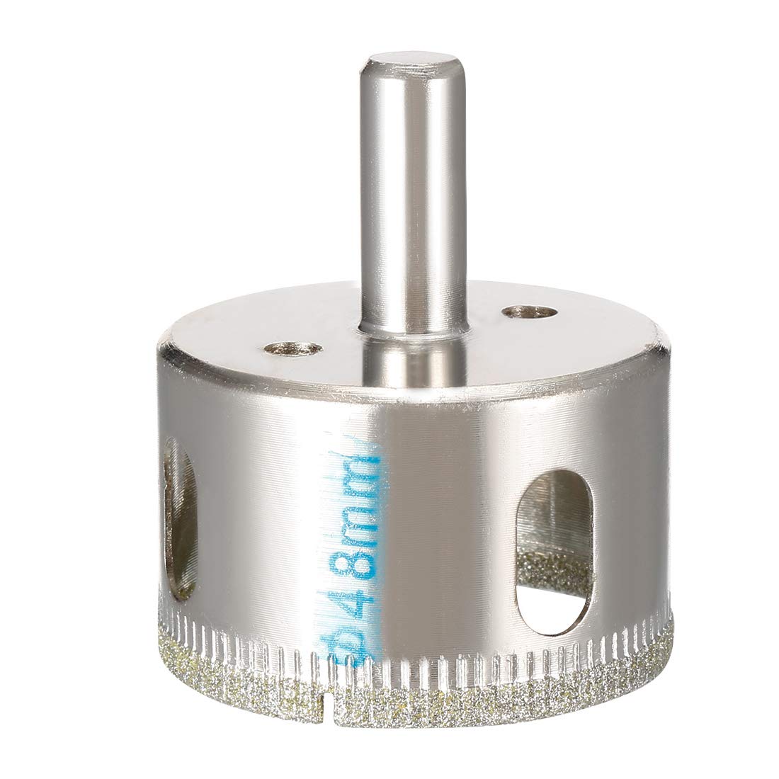 Sourcingmap 48mm Diamond Coated Glass Hole Saw Drill Bits for Ceramic Tile Marble Rock Porcelain Bottles Pots Brick