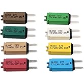 T TocasType 3 Manual Reset Mini ATM Blade Style Circuit Breaker Footprint Circuit Protector 28V DC 5A 6A 7.5A 10A 15A 20A 25A