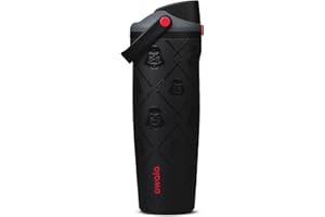 Owala Star Wars FreeSip Sway Insulated Stainless Steel Water Bottle with Two-Way Spout, Built-In Straw and Bucket Handle, Made for Travel, School, and Sports, 30oz, BPA Free, Leak Proof, Darth Vader