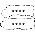 NewYall 4.6L Engine Valve Cover Gasket and Spark Plug Seals Set for Lexus LS460/LS600h 4.6L 2007-2017