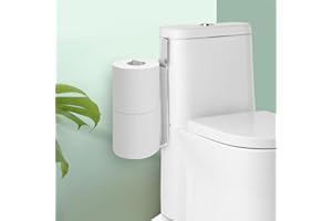 Conworld Toilet Paper Holder for 2 Roll Tissue, Over The Tank Toilet Paper Holder, Stainless Steel Rustproof Toilet Paper Storage Wall Mount, for Rv, Bathroom Storage and Organization, Silver, 1 Pack