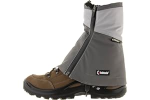 Kahtoola LEVAgaiter Mid GTX Gaiters, Waterproof Gore-TEX Shoe & Boot Protection for Mountaineering, Off-Trail Hiking in Mud, Snow & Ice