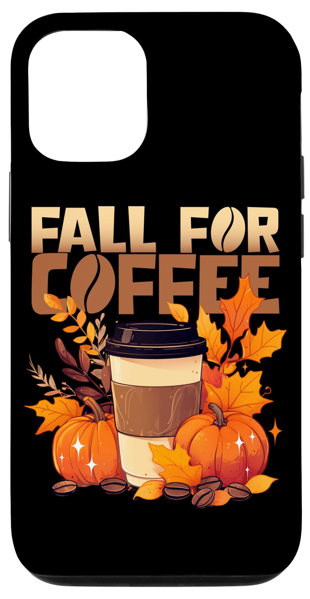 iPhone 12/12 Pro Fall For Coffee Pumpkin And Fall Leaves Autumn Season Case