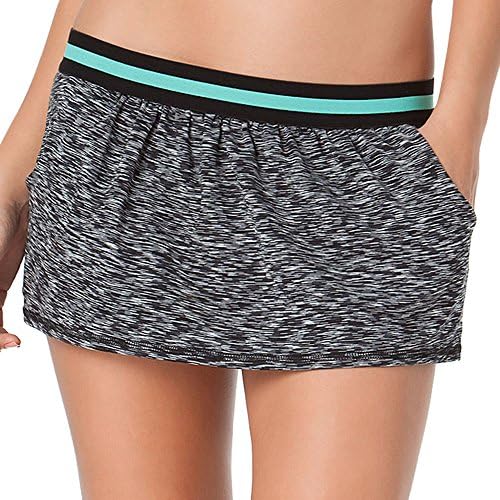 Anne Cole Locker Women's Elastic Trim Swim Skirt Bottom-XL-AC16_Mlt