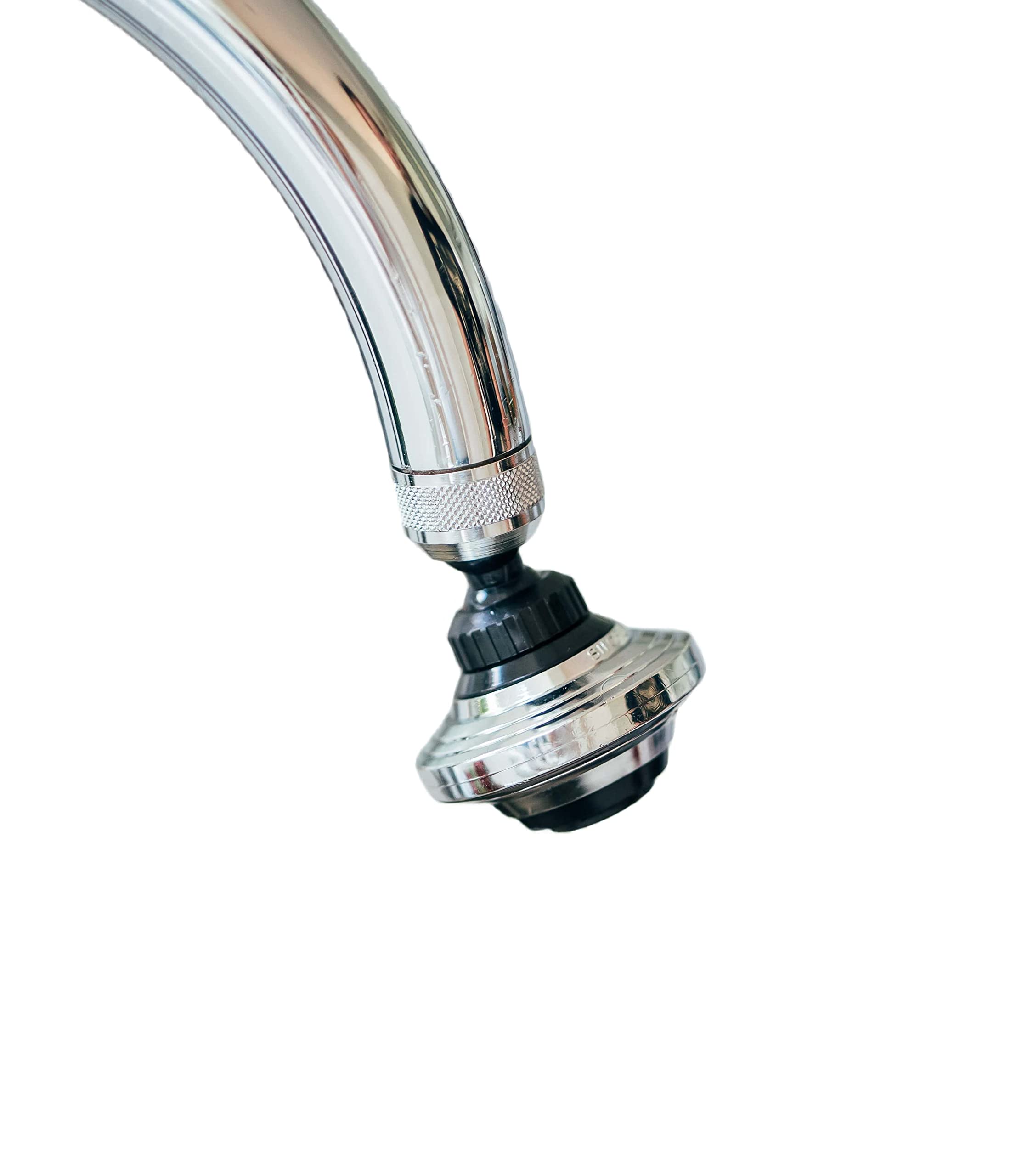 Eco-flow Saturn Tap Adapter| Two Function Tap Aerator/Shower Flow with 360 Rotation | Water Saving, Fits in Mins | Italian Made
