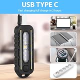 Adiwo Clip on Flashlight Running Light 150 Lumens 5 Modes Rechargeable view 4