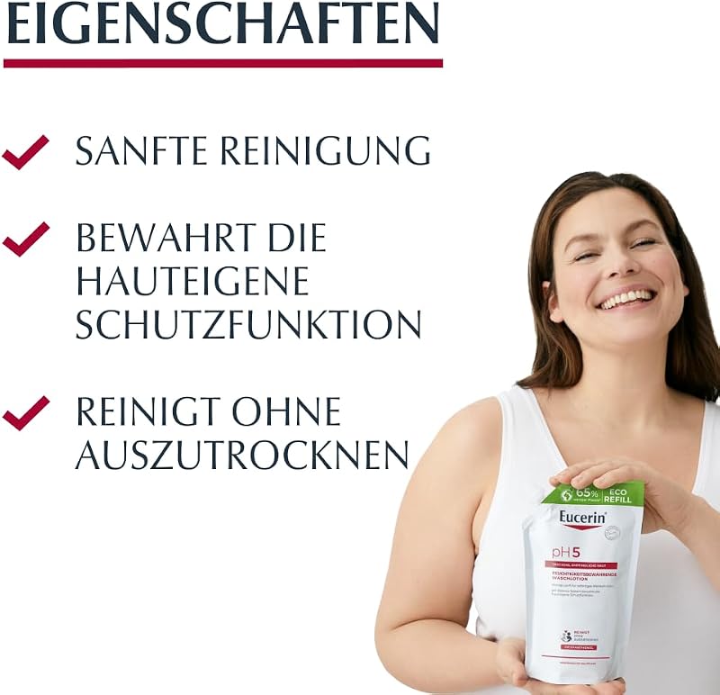 pH5 Feuchtigkeitsbewahrende Waschlotion Nachfüllbeutel 400 ml