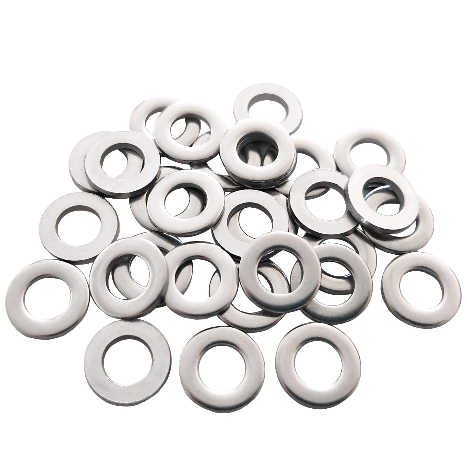 M5 x 10 x 1mm Washers,490 Piece A2 304 Stainless Steel Flat Penny Washers,Round Spacer Repair Washer For Screws Bolts,for Home Decoration Factories Repair Construction,According to Standart DIN125