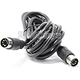 7 Pin Din Midi Cable Male to Male 9ft 3m Controller Interface Audio Cable for Bang & Olufsen, Naim, Quad.Stereo SystemsCable