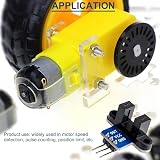 DAOKAI 5PCS IR Infrared Speed Sensor Module 3.3-5V for Arduino Robot Car view 7