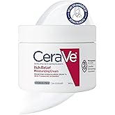 CeraVe Itchy Skin Relief Unisex Moisturizing Cream. For Dry & Eczema-prone skin. Anti-itch cream for minor irritations, insec