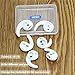 WERO Earhooks Cover for AirPods,(with Storage Box) Replacement Earbuds/Ear Tips with Secure Fit Ear Hooks Wing Applicable for Apple AirPods/EarPods, White, 3 Pairs (Size L/M/S)