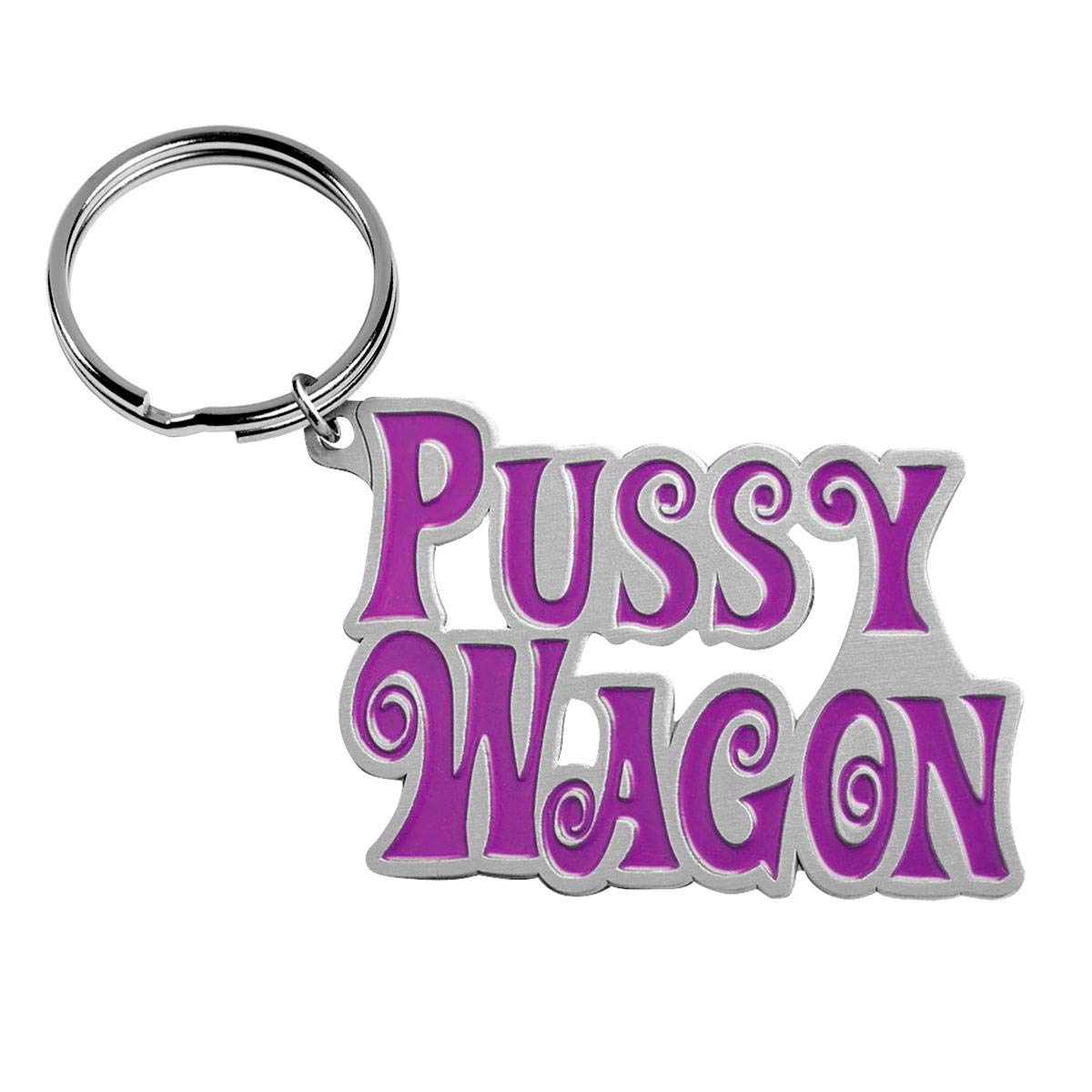 Close Up Kill Bill Pussy Wagon Metal Keyring PWKC