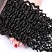 Ainmeys Curly Wave Wigs Virgin Brazilian Water Wave Wigs None Lace Front Wigs Human Hair Wigs 150% Density Glueless Machine Made Wigs For Black Women (20inch, jet dark wigs)