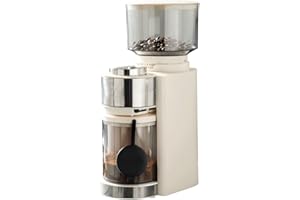 Conical Burr Electric Coffee Grinder, 150W Coffee Bean Grinder, 25 Precise Grind Settings, with Bean Bin 250g and Powder Bin 