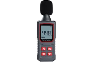 Decibel Meter Sound Level Reader 30-130dB Handheld Sound Level Meter SPL Meter with Capacitive Microphone Sensor HD Backlight