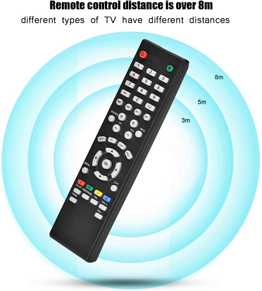 Replacement Remote Control for Seiki TV Universal TV Remote with 8 Metre Range for Home Entertainment Systems - Image 4