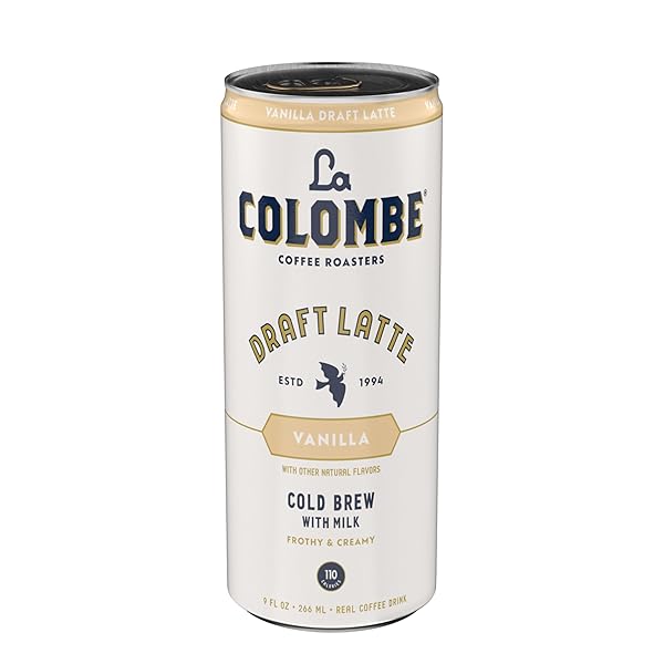 LA COLOMBE, LATTE DRAFT VANILLA, 9 FL OZ,...