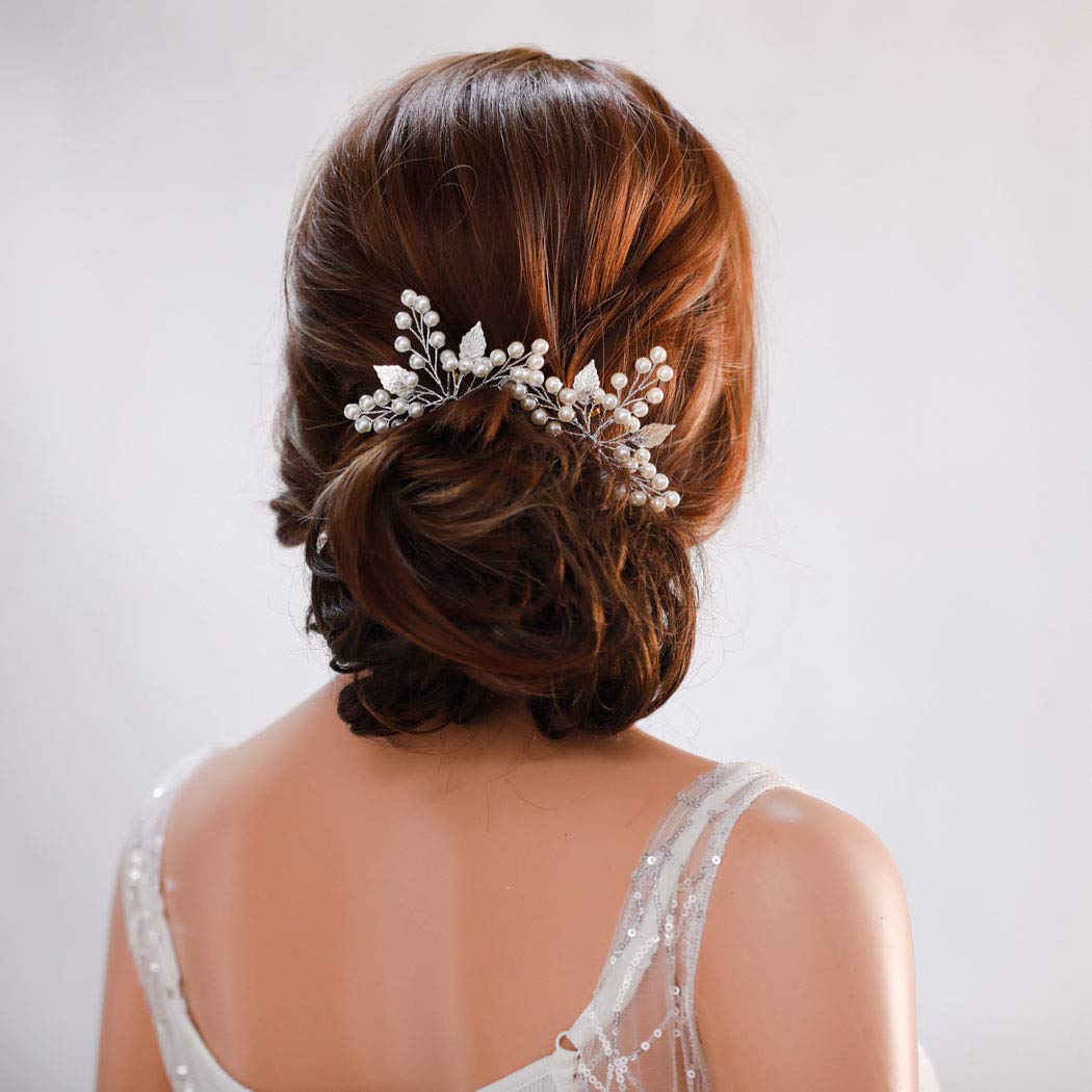Buy Bridalvenus Gold Bridal Hair Pins Set Wedding Leaf Hair Pin