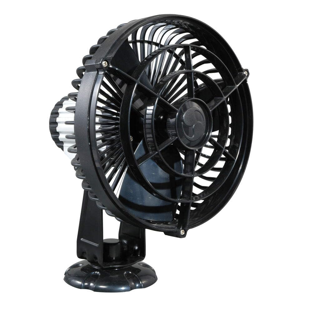 SEEKR Kona, 817CA24WBX, Weatherproof 3-Speed Direct Wire Cabin Fan, 110/150 CFM, 24V, White, 17.8cm Blade