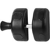 Moosyne Black Magnetic Gate Latches with Screws,1 Pack | No Key Fences Side Pull, Long-time Use, Magnetic Latch for Home, Yard, Garden &amp; Pool Fences