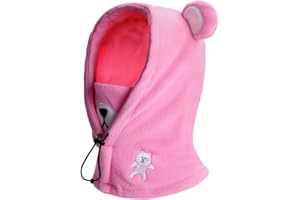 Boys Girls Winter Warm Windproof Balaclava Hat Ski Riding Face Mask Fleece Neck Warmer