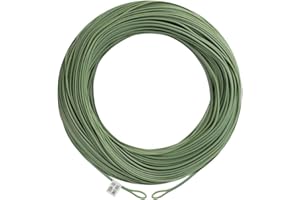 M MAXIMUMCATCH Maxcatch Fly Line with Two Welded Loops, Weight Forward Floating, 100FT, Multiple Colors, WF1F-WF9F, for Freshwater Fly Fishing