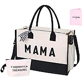 Extrogif MAMA Tote Bag Mothers Day Gifts for New Mom, Pregnant Women, Hospital Bag Essentials for Labor and Delivery with Zipper, Pregnancy Gifts for Expecting First Time Mom | Multi-functional