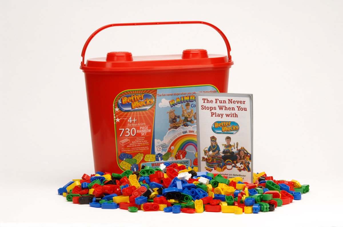 Better Blocks Buliding Blocks 730 Piece Set Compatible