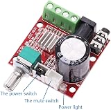 DollaTek Mini 2.0 PAM8610 10W+10W 2 Channel Class D Amplifier DC 12V view 8