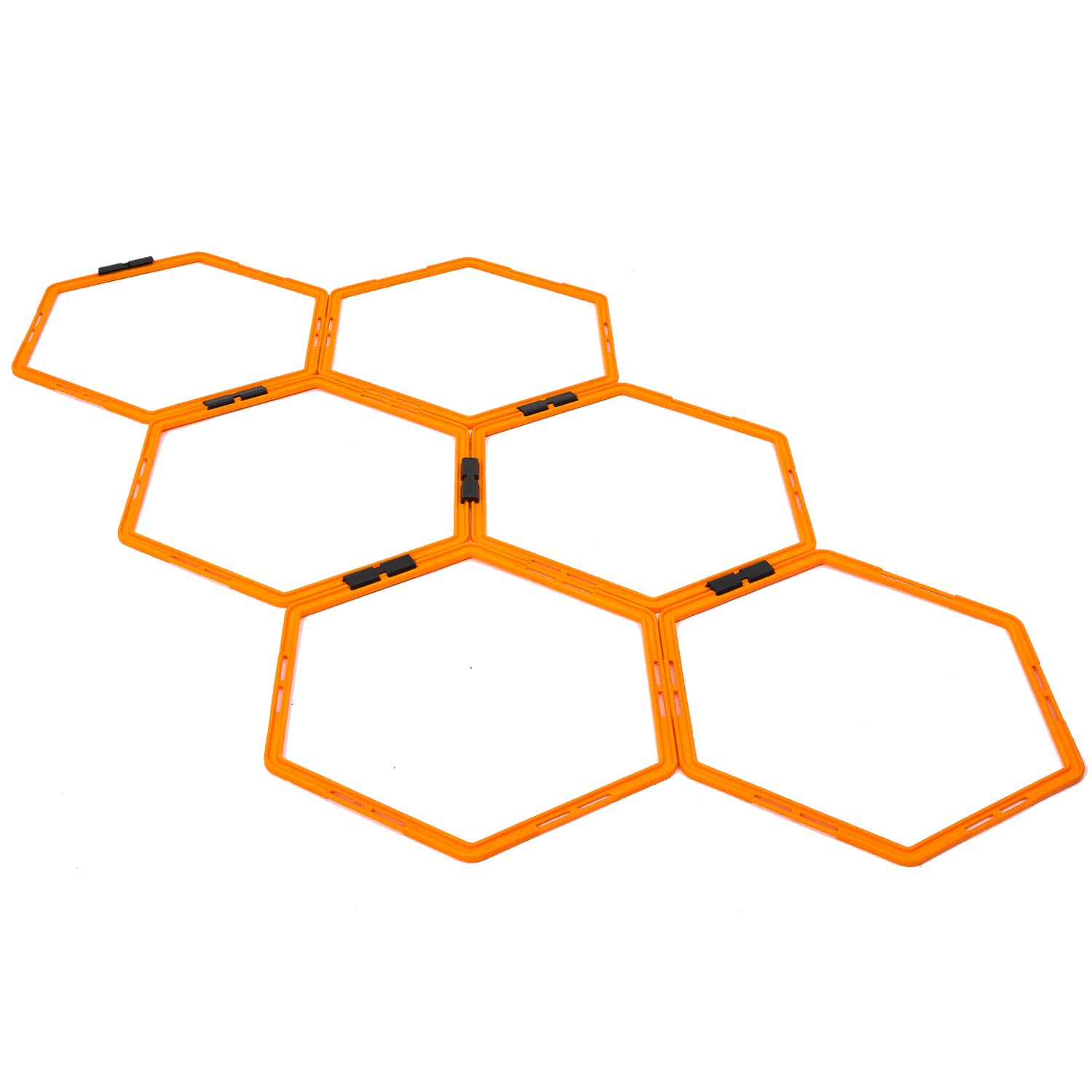 Outroad Speed Agility Training Ladder 6 Rings or 12 Rings Set, Agility Footwork Training and Speed Hurdles Ladder, Fitness Equipment Sport Workout Home Gym