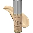 Mirabella Skin Tint Creme Liquid Foundation Makeup, Oil-Free Mineral Foundation for Medium Coverage - w/Hyaluronic Acid, Squalane, & Allantoin for All Skin Types - IN Neutral