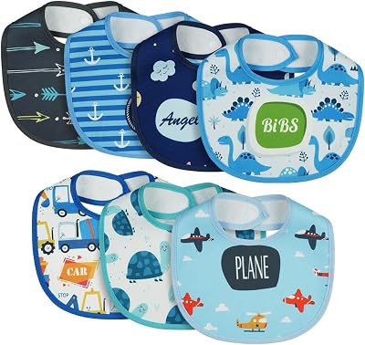 Vicloon Baby Bandana Dribble Bibs 7 Pack Teething Soft Absorbent