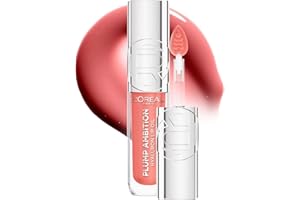 L’Oreal Paris Plump Ambition Tinted Lip Oil, Plumping Lip Gloss, Gentle Tingling, Non Sticky, Hydrating and Moisturizing, Inf