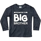 Promoted to Big Brother Shirt for Little Boys Toddler Baby Announcement Outfits