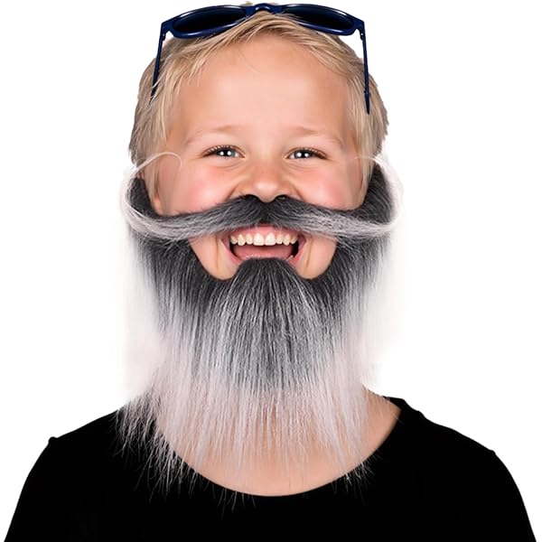 fancy dress grey moustache Beard Costume, Fake Beard, Fake Beard, Fake Beard, Moustache, Funny Costume,  Party, Male Man, Halloween Beard, Facial Hair, Fancy Dress Game, Grey  Moustache : Amazon.de: Toys