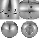 RosewineC Kitchen Timer Manual Egg Shape 60 Minute Mechanical No Battery view 3