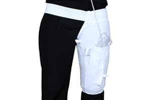 MUYU Catheter Leg Bag Holder, Urine Leg Bag Holder Cover with Waist Belt, Foley Leg Bag Sleeve for Incontinence Urine Bag, Washable and Durable.Large, L